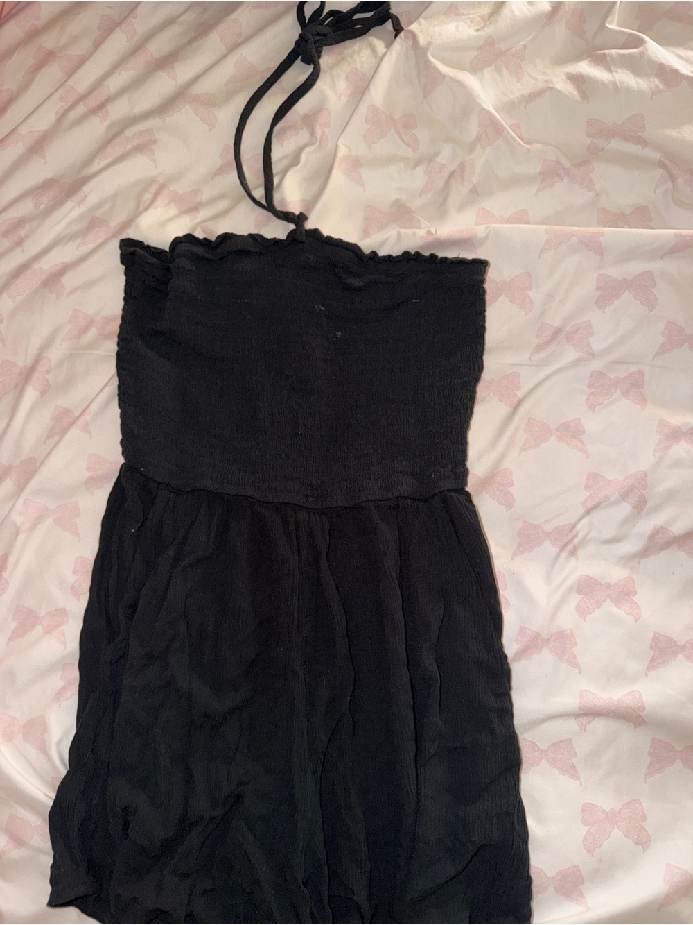 wild fable Black Halter Sundress